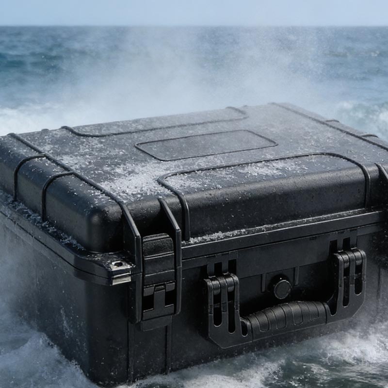 Жесткий ящик для морской эксплуатации с защитой от коррозии солевого тумана