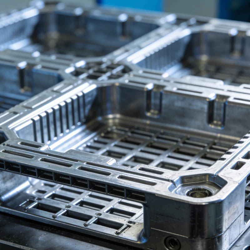 Логистические оборотные коробки и формы для поддонов