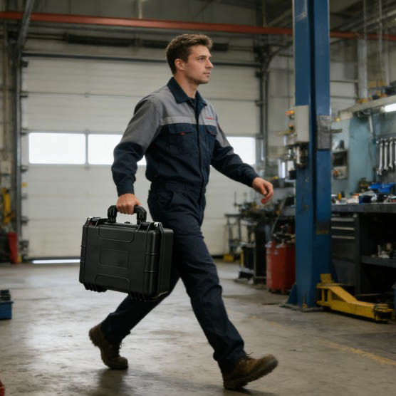 Пластиковый кейс для транспортировки оборудования